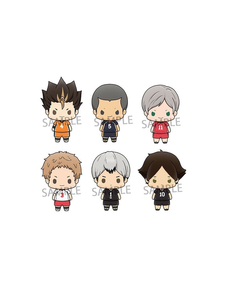 Haikyuu!! Chokorin Mascot Series Trading Figura Vol. 3 6-pack 5 Cm Megahouse