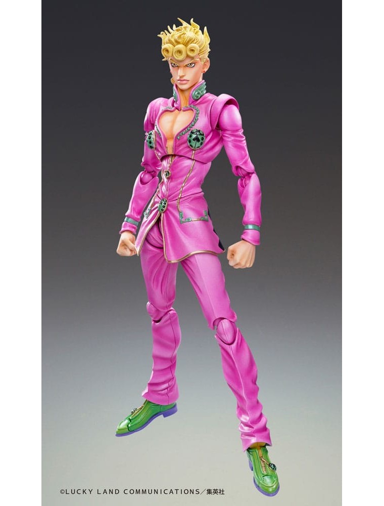 Jojo's Bizarre Adventure Part 5: Golden Wind Action Figura Chozokado Giorno Giovanna (3rd-run) 15 Cm Medicos Entertainment