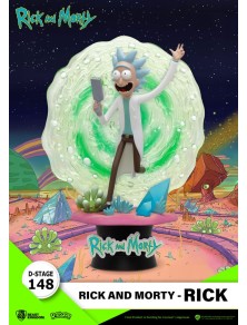 Rick & Morty D-Stage PVC Diorama Rick 14 Cm Beast Kingdom Toys