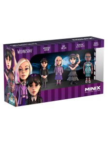 Wednesday Minix pack 4 figures 7cm Minix