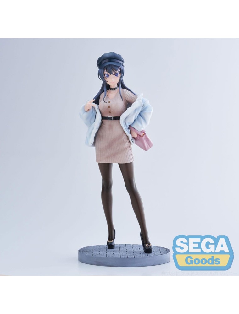 Rascal Does Not Dream Of A Bunny Girl Senpai Luminasta Pvc Statua Mai Sakurajima Casual Clothes Ver. 21 Cm Sega