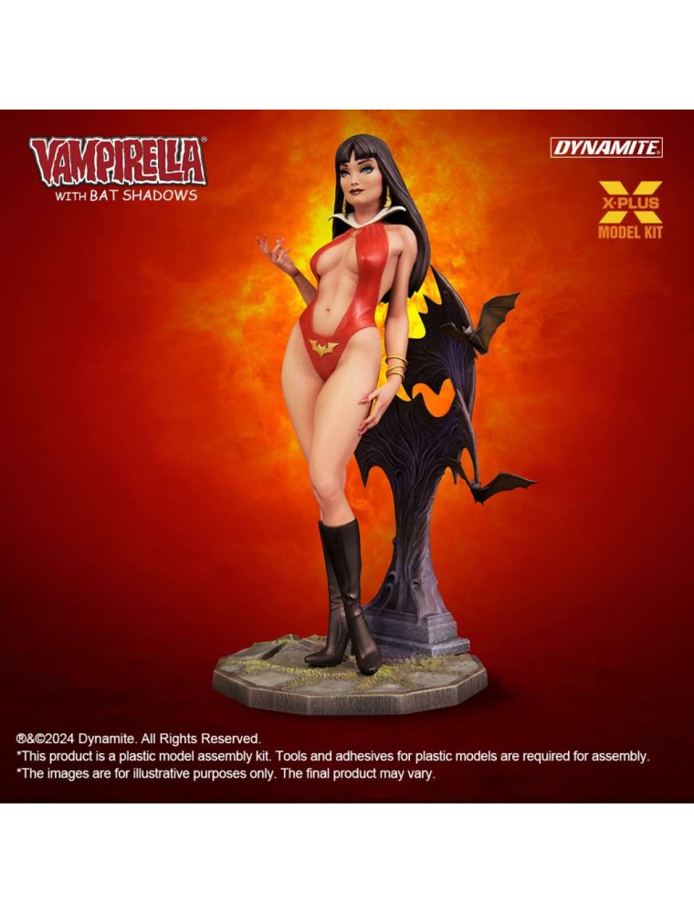 Vampirella Con Bat Shadows 1/8 Mod Kit Model Kit X-plus