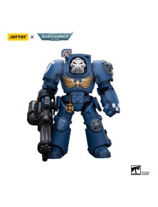 Warhammer 40k Action Figura 1/18 Ultramarines Terminator Squad Terminator Con Assault Cannon 12 Cm Joy Toy (cn)