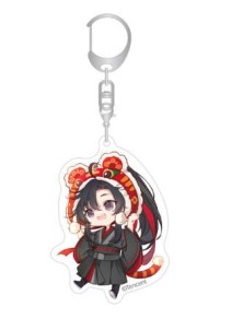 Grandmaster Of Demonic Cultivation Acrylic Portachiavi Wei Wuxian Chibi Style 7 Cm Sakami Merchandise