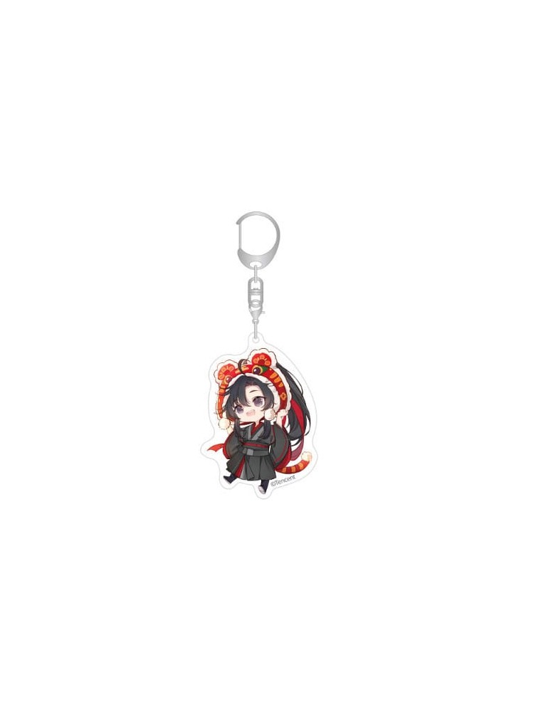 Grandmaster Of Demonic Cultivation Acrylic Portachiavi Wei Wuxian Chibi Style 7 Cm Sakami Merchandise