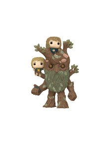 The Il Signore Degli Anelli Super Sized Pop! Animation Vinile Figura Treebeard W/mary & Pip 15 Cm Funko