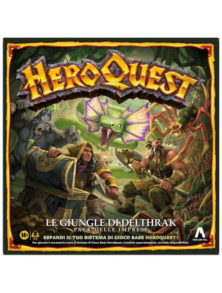 Heroquest: Le Giungle di Delthrak- Espansioni Giochi da Tavolo Hasbro