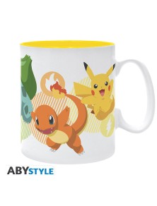 Pokemon- Tazza - 460 Ml - Pikachu E Starters - Subli - Box