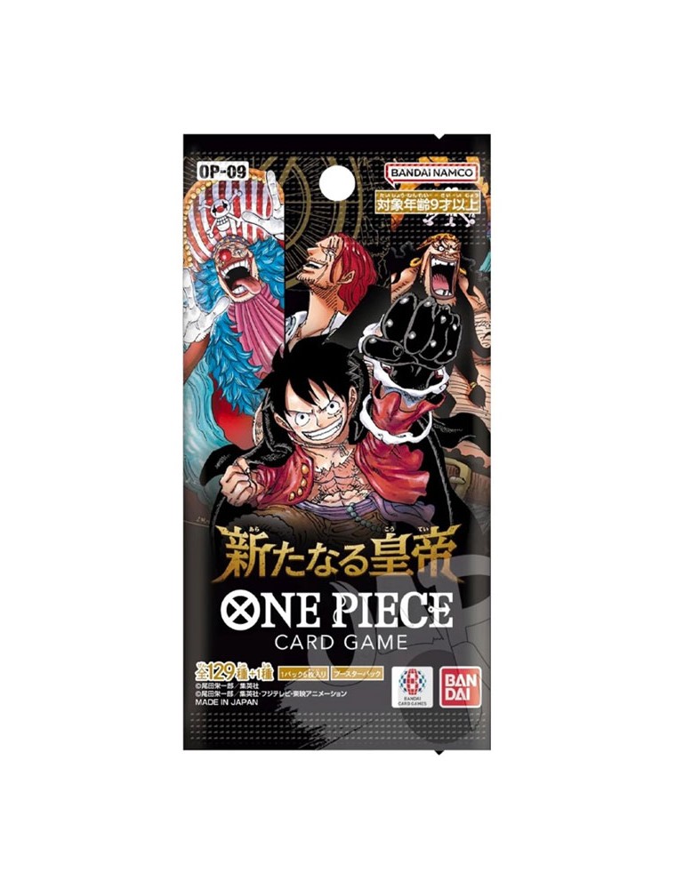 One Piece Carte Gioco Op-09 Jap 1 Busta Anime One Piece - Carte Da Gioco/collezione