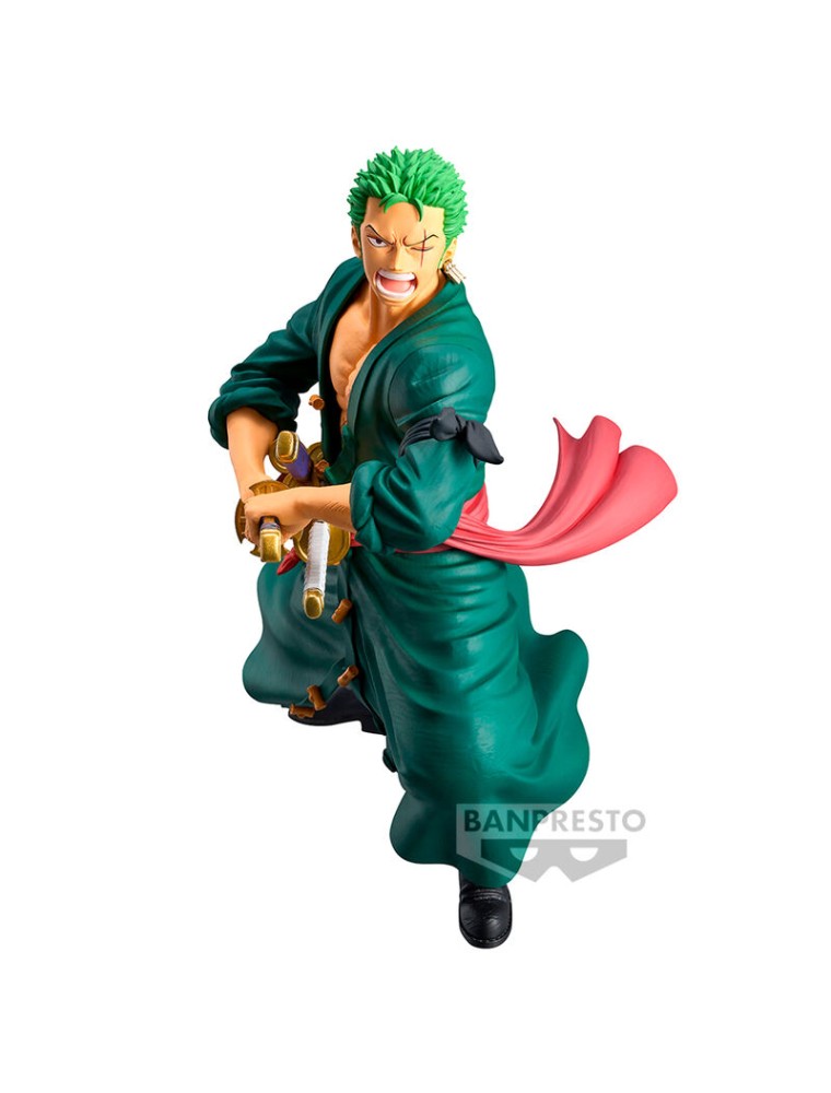 One Piece Grandista Roronoa Zoro Figura 22cm Banpresto