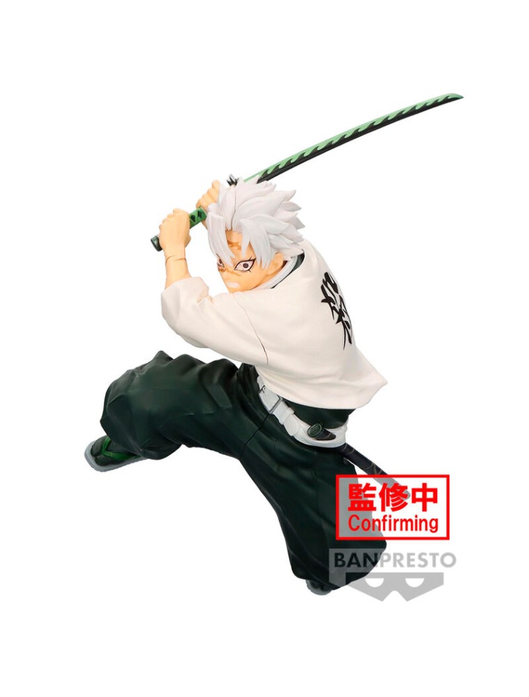 Demon Slayer Kimetsu No Yaiba Vibration Star Sanemi Shinazugawa Figura 14cm Banpresto