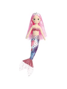 Sea Sparkles Little Mermaid Star Peluche 46cm Aurora