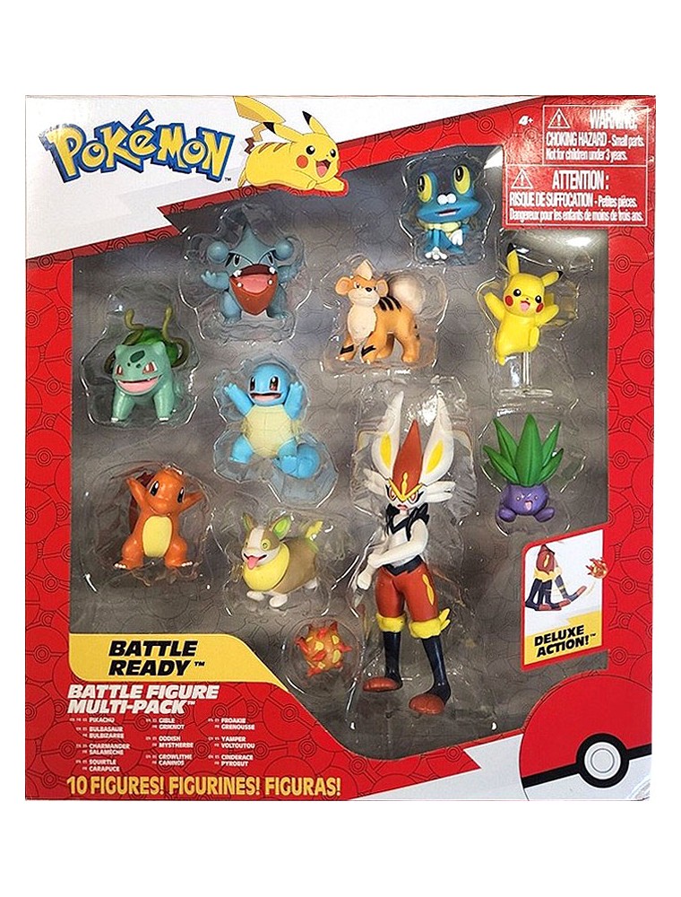 Pokemon Battle Figura Multi-pack Battle Ready 10pz Pokemon - Figures