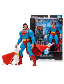 MULTIVERSE SUPERMAN & KRYPTO MULTIVERSO EDITION DC COMICS SUPERMAN - FIGURES