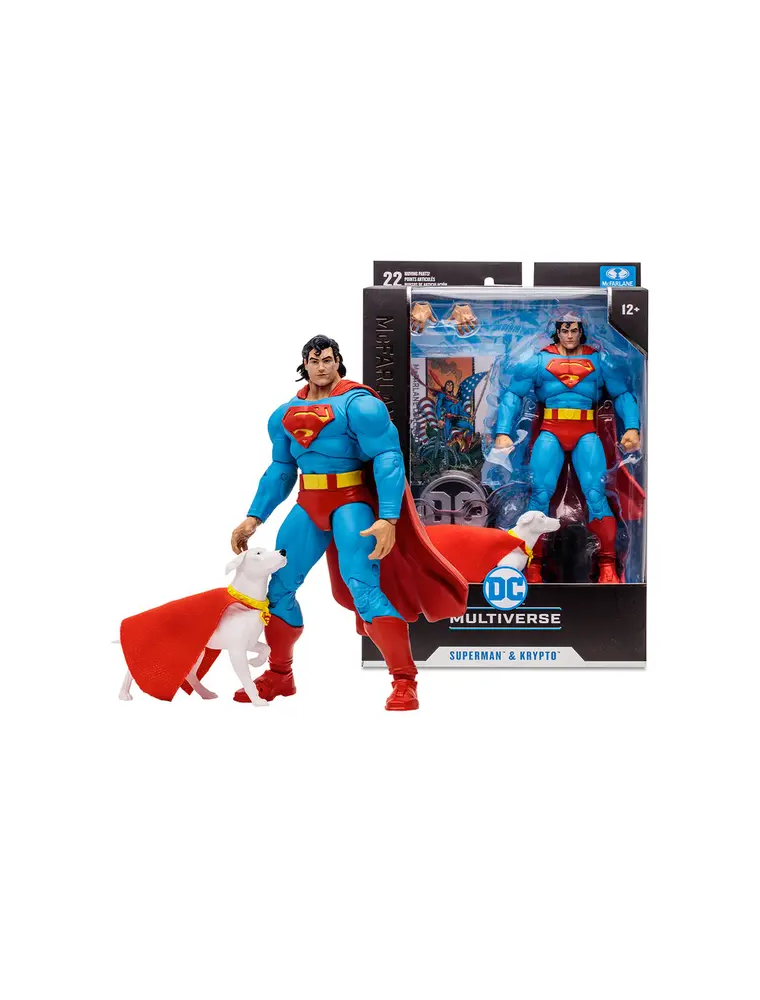 MULTIVERSE SUPERMAN & KRYPTO MULTIVERSO EDITION DC COMICS SUPERMAN - FIGURES