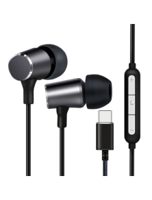 Auricolari Con Microfono Con Controllo Volume Connettore Usb-C Colore Nero