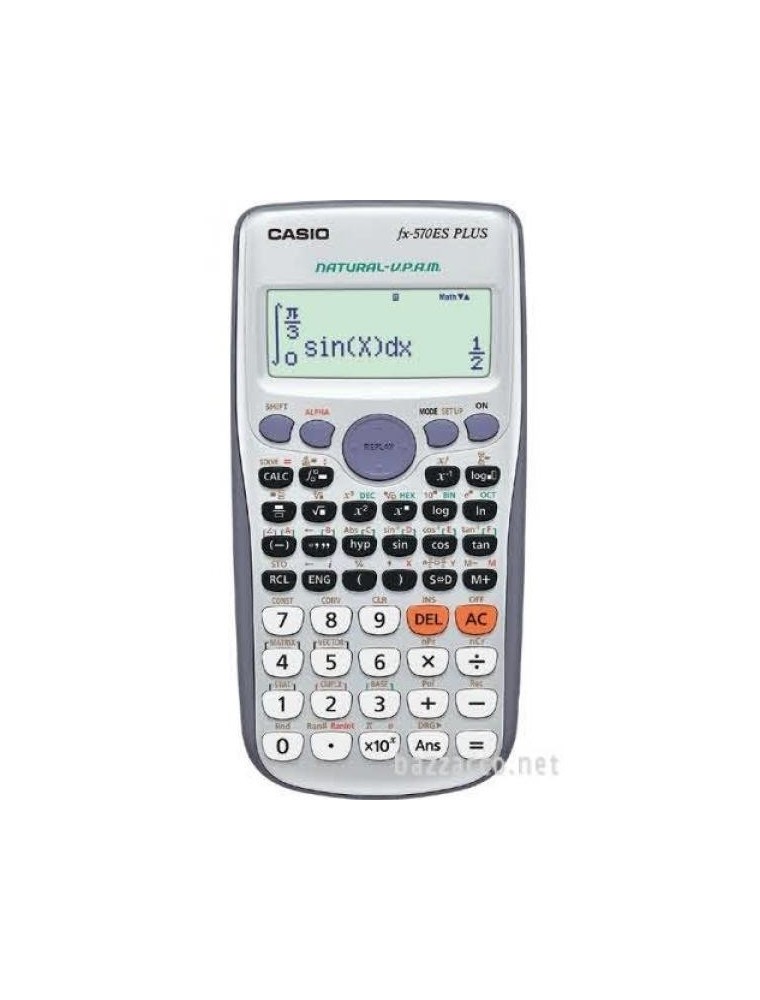 Calcolatrice Scientifica FX-570ES Plus Casio (Grigio Chiaro)