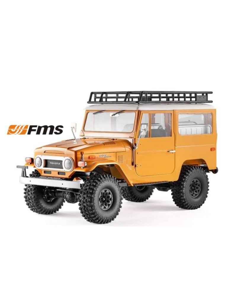 FMS - Toyota Land cruiser FJ40 gialla scaler 1/10 Scaler montato con radio