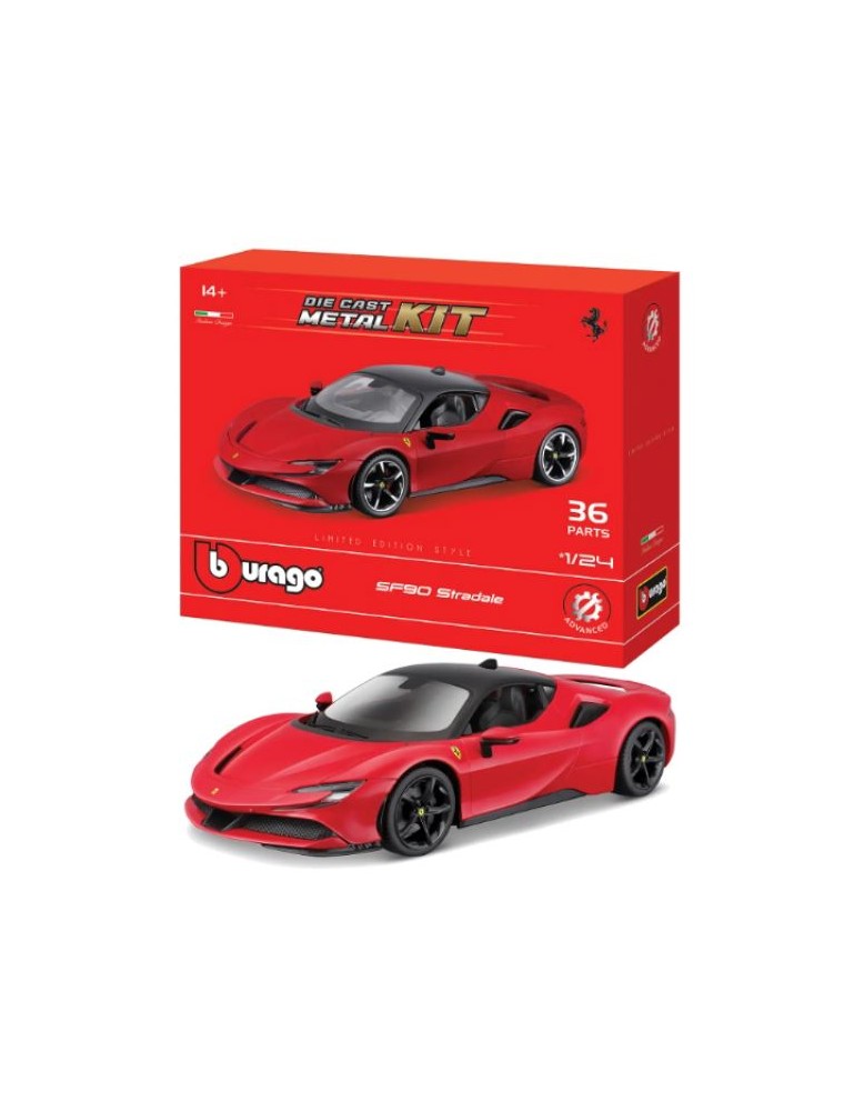 Bburago - Ferrari SF90 1/24 kit da montare in metallo