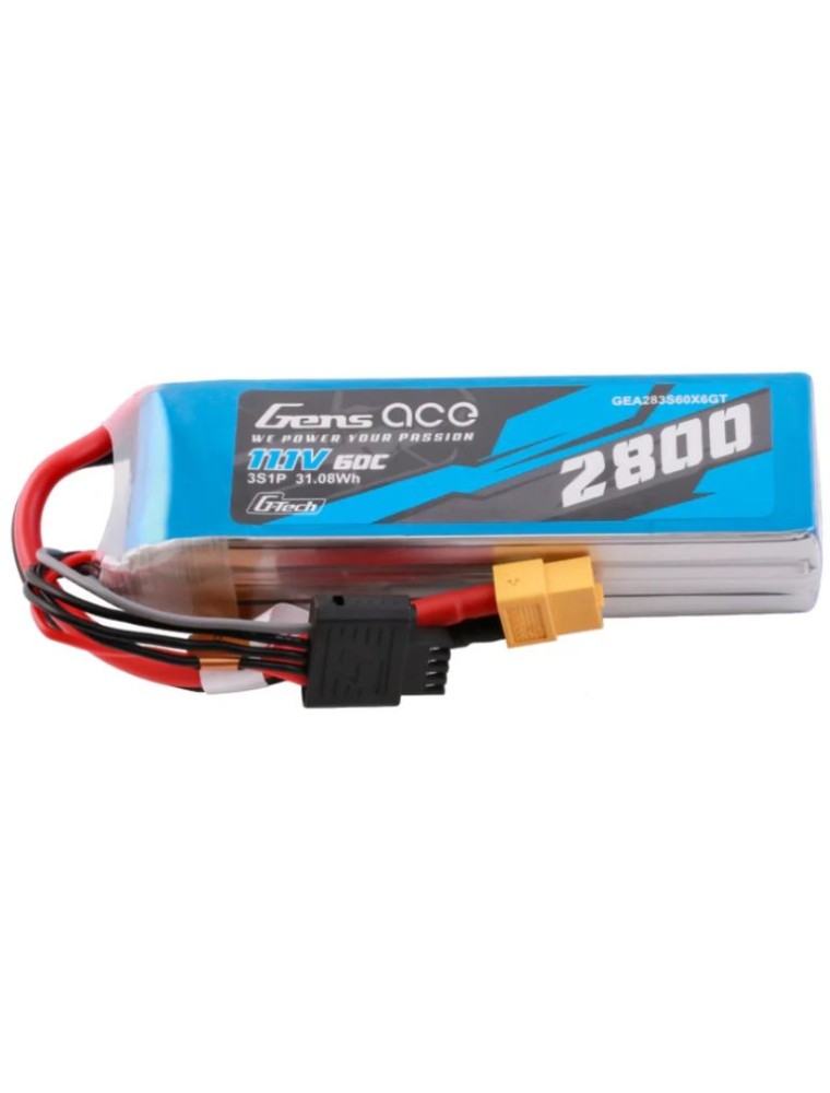 GENS ACE - LiPo G-Tech 11,1v 2800mAh 60C 3S1P XT60 Gens Ace