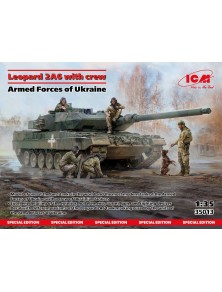 ICM - Leopard 2A6 con equipaggio 1/35 Armed Forces of Ukraine 2023