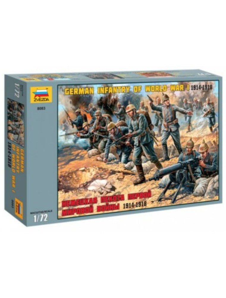 Zvezda - German Infantry WWI 1/72