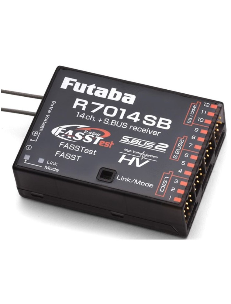 Futaba - RICEVENTE RX R7014SB 14ch 2,4G FASST FASSTest SBUS2 HV