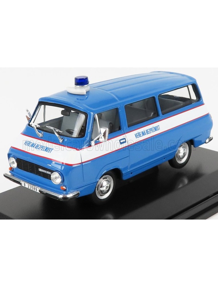 SKODA - 1203 MINIBUS VEREJNA BEZPECNOST POLICE 1974 - BLUE WHITE