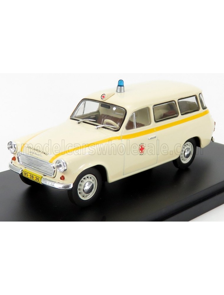 SKODA - 1202 MUNZ BRNO AMBULANCE 1964 - BLUE WHITE