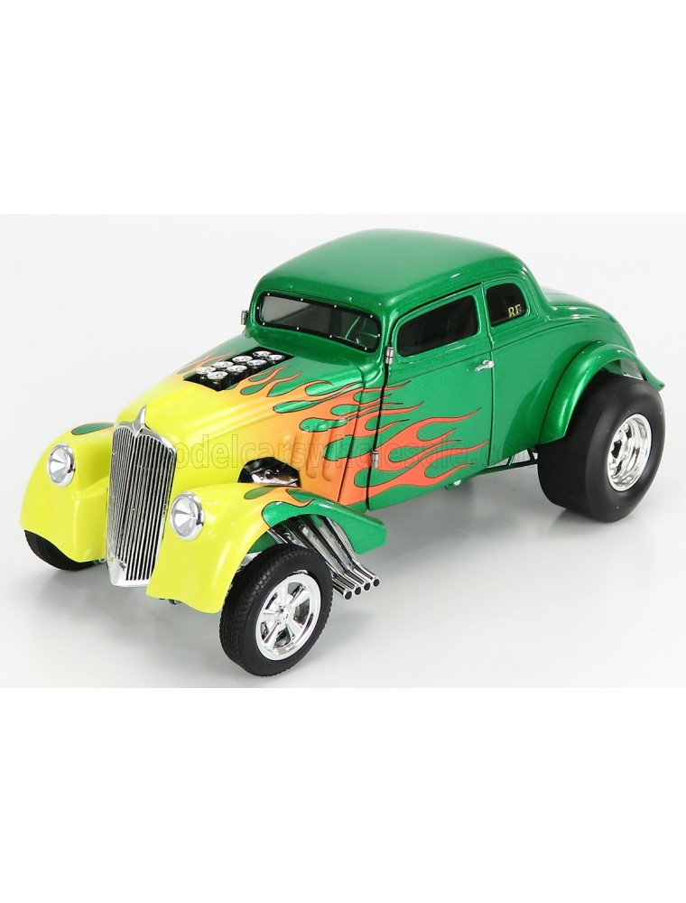 FORD USA - WILLYS GASSER CUSTOM 1933 - GREEN YELLOW