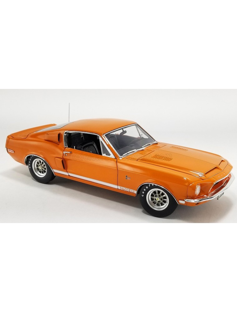 FORD USA - MUSTANG SHELBY GT500 KR COUPE 1968 - ORANGE - 1/18