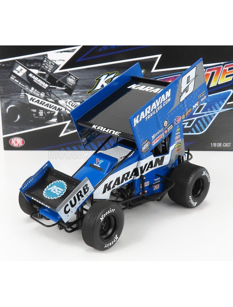 FORD USA - TEAM KARAVAN TRAILERS N 9 SPRINT CAR SEASON 2021 K.KAHNE - BLUE