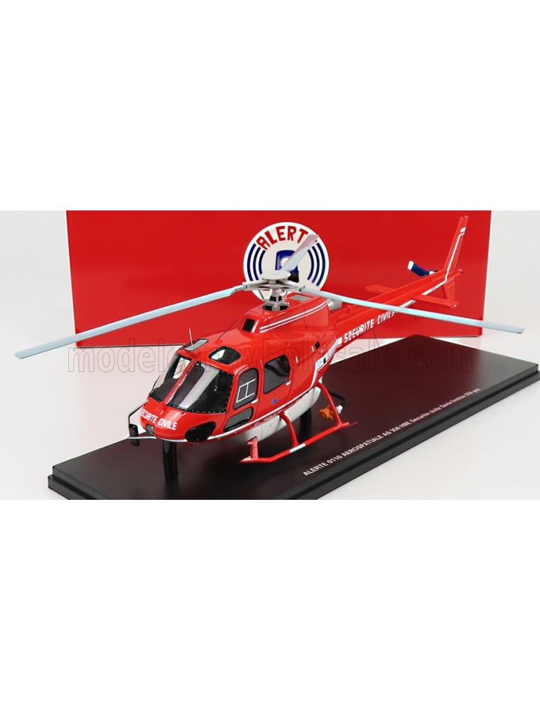 AEROSPATIALE - AS 350 HBE HELICOPTER SECURITE CIVILE 1979 - RED