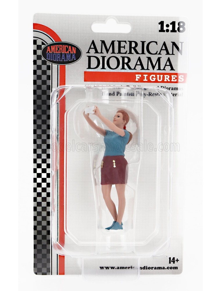 FIGURES - GIRL SELFIE - BLUE BROWN