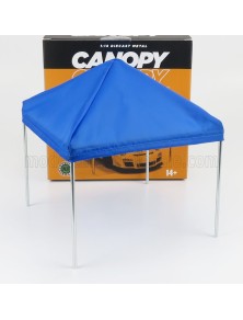 ACCESSORIES - CANOPY SET WITH FRAME AND COVER - CHROME BLUE