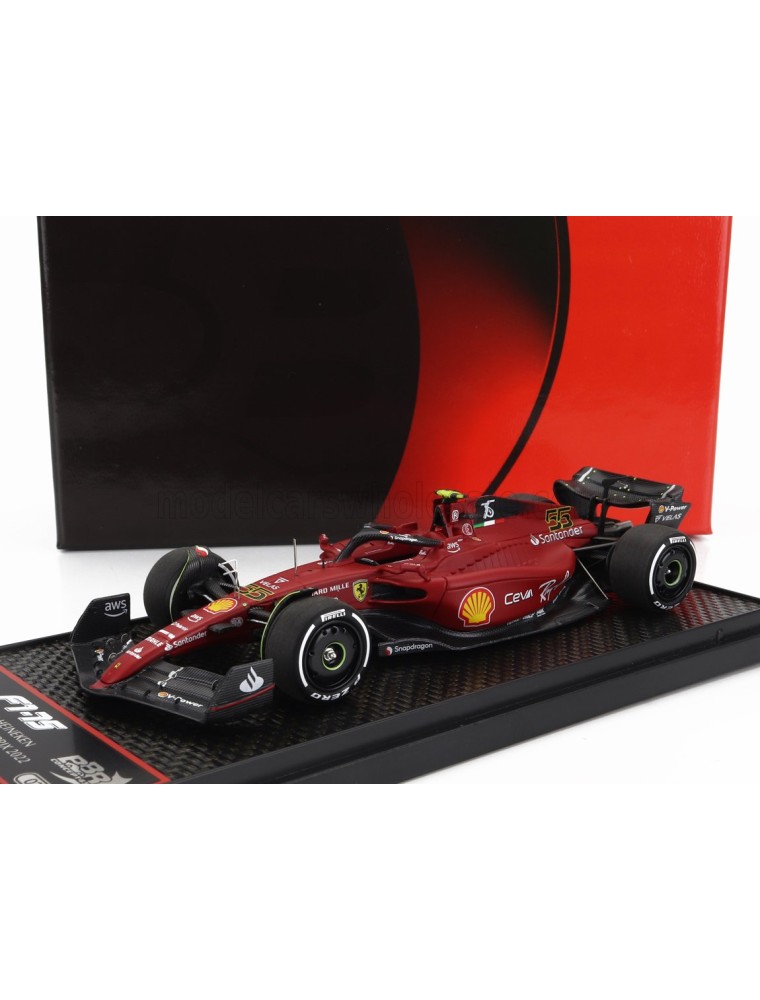 FERRARI - F1-75 TEAM SCUDERIA FERRARI N 55 AUSTRALIAN GP 2022 CARLOS SAINZ - RED - 1/43