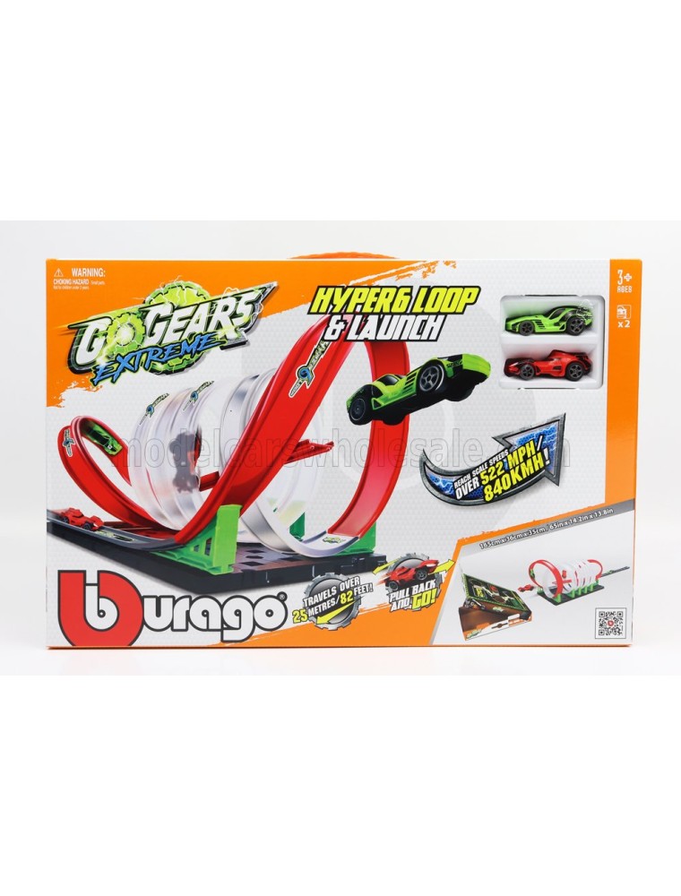 ACCESSORIES - DIORAMA - GO GEARS EXTREME HYPER LOOP & LAUNCH WITH 2X CARS INCLUDED - VARIOUS