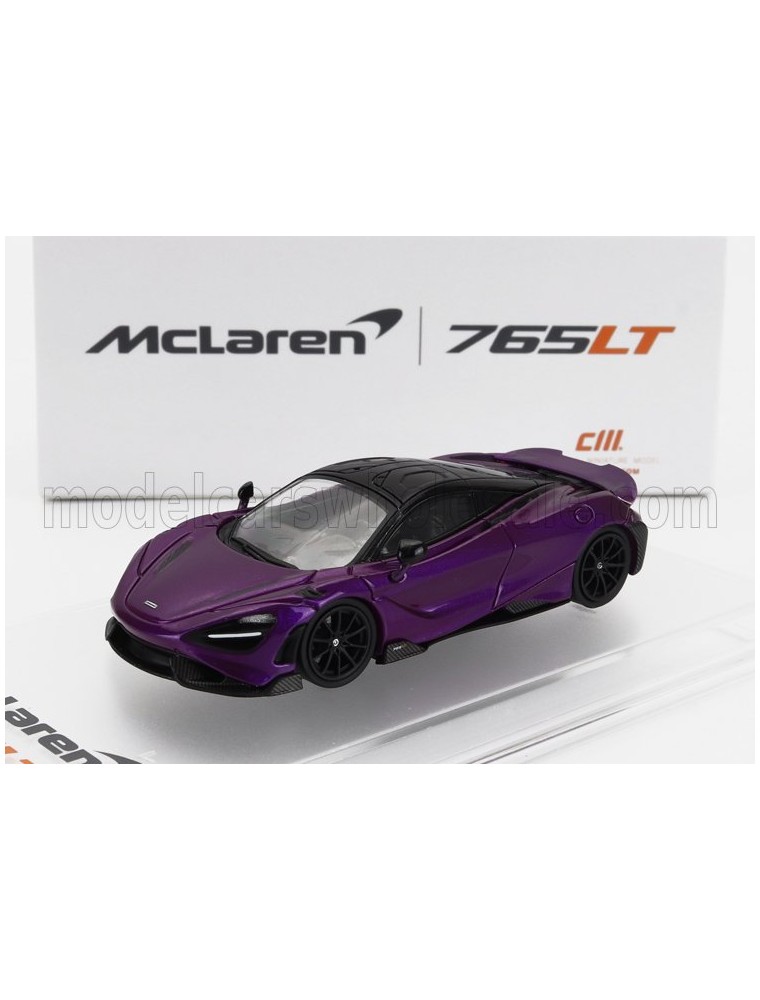 McLAREN - 765LT WITH RACING SET WHEELS 2020 - PURPLE BLACK