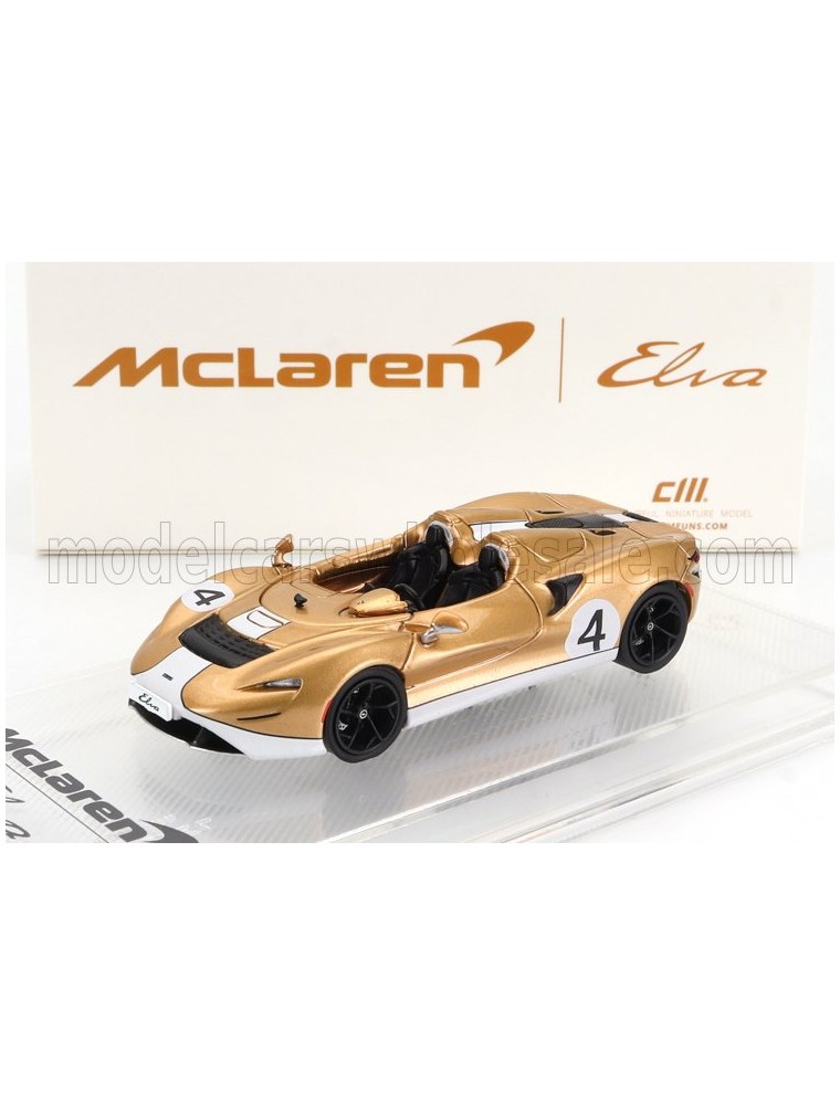 McLAREN - ELVA N 4 RACING 2020 - GOLD WHITE