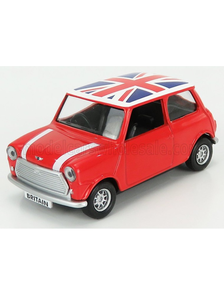 AUSTIN - MINI 1970 - ENGLISH FLAG - RED