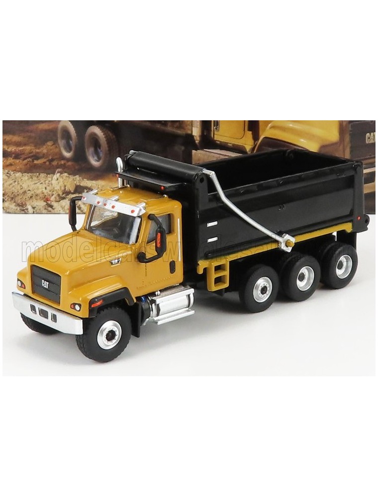 CATERPILLAR - CT681 CASSONE RIBALTABILE 4-ASSI 2016 - DUMP TRUCK - YELLOW BLACK