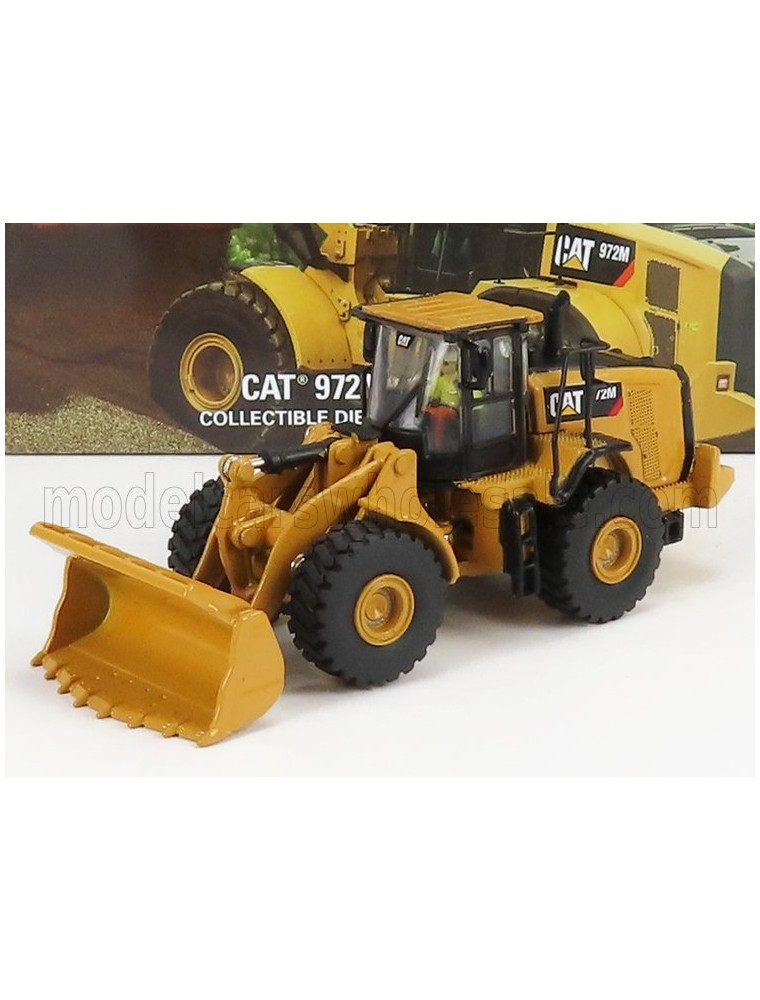 CATERPILLAR - CAT972M RUSPA GOMMATA - SCRAPER TRACTOR WHEEL LOADER - YELLOW BLACK