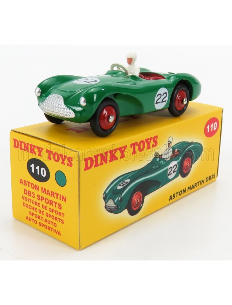 ASTON MARTIN - DB3 SPORTS SPIDER N 22 RACING 1950 - GREEN