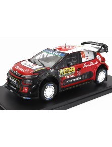 CITROEN - C3 WRC ABU DHABI N 10 WINNER RALLY CATALUNYA COSTA DAURADA 2018 SEBASTIAN LOEB - DANIEL ELENA - BLACK RED WHITE