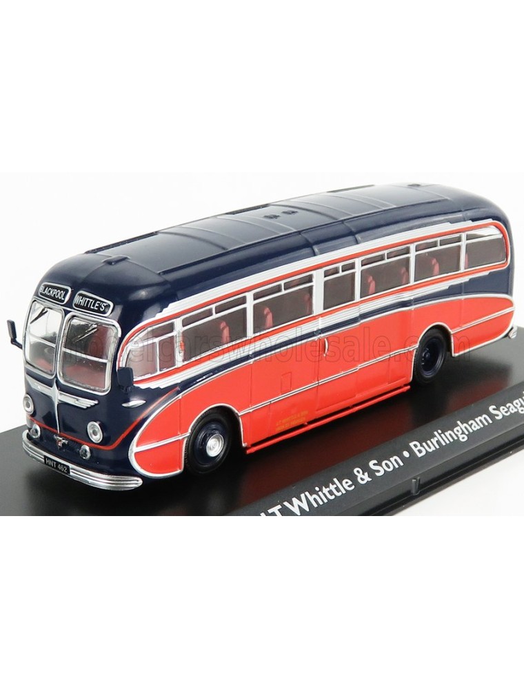 LEYLAND - TIGER CUB AUTOBUS BURLINGHAM SEAGULL COACH JT WHITTLE & SON 1951 - RED BLACK