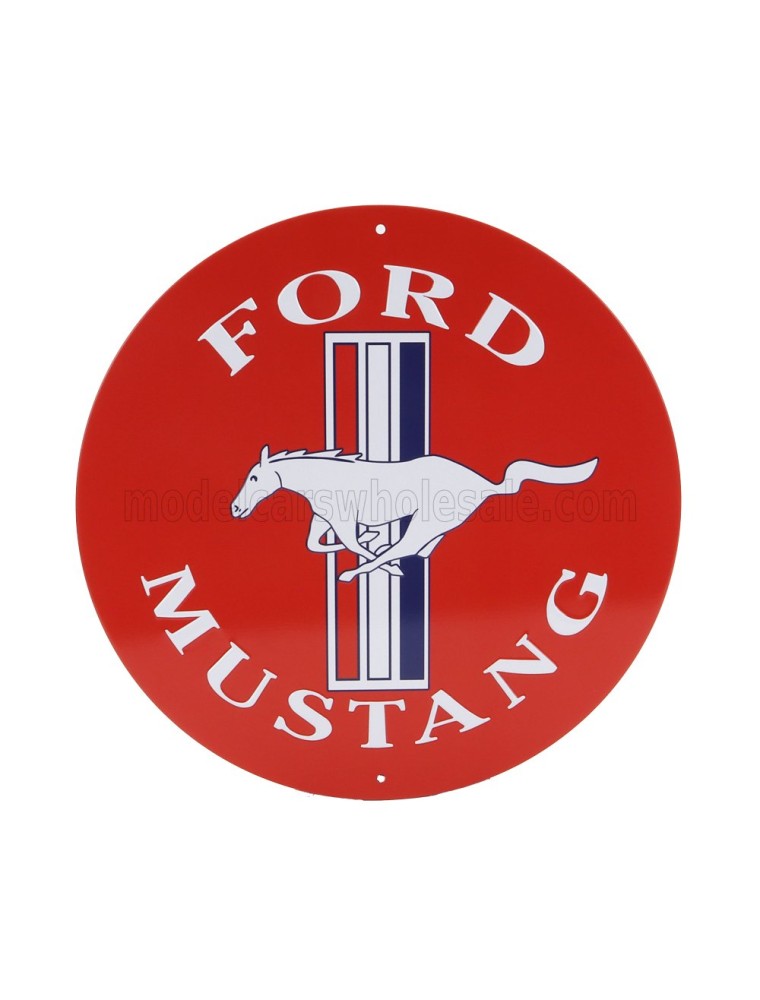 ACCESSORIES - METAL ROUND PLATE - FORD MUSTANG - VARIOUS