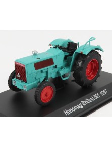 HANOMAG - BRILLANT 601 TRACTOR GERMANY 1967 - CON VETRINA - WITH SHOWCASE - VERY LIGHT GREEN