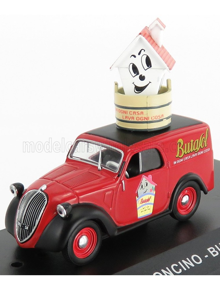 FIAT - 500 FURGONCINO VAN BUTASOL 1948 - RED BLACK