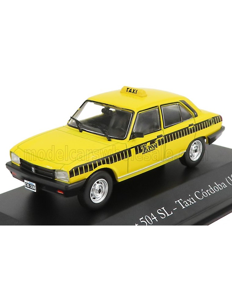 PEUGEOT - 504 SL TAXI CORDOBA 1999 - YELLOW BLACK