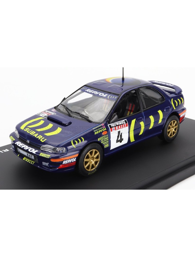 SUBARU - IMPREZA 555 N 4 WINNER RALLY RAC LOMBARD 1995 C.McRAE - D.RINGER - BLUE